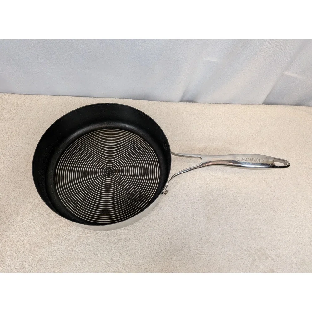 Circulon Stainless Steel 3 Qt Sauté‎ Pan Deep Skillet Induction Nonstick 2.8L